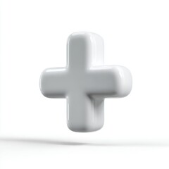 Obraz premium A stylized white 