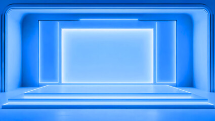 Futuristic Digital Workspace Concept