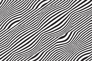black and white pattern, abstract wavy lines,