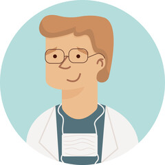 Diverse Healthcare Professionals Doctors Nurses Therapists Health Care Provider: Avatar Icons Set 