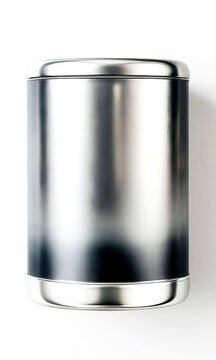 metal steel rabbish can