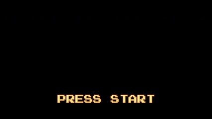 PRESS START. pixel art. 8 bit game. zoom animation. retro game. for game assets in vector illustrations. pixel art 8 bit game from vintage arcade computer. dark background - Powered by Adobe
