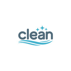 Unique cleaning logo Modern and minimalist vector and abstract logo
