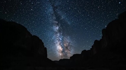 Campfire stars night sky nature outdoors fire camping bonfire flame wood heat dark travel adventure 4k video - Powered by Adobe