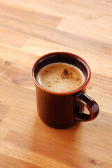 Cup of coffee with milk
