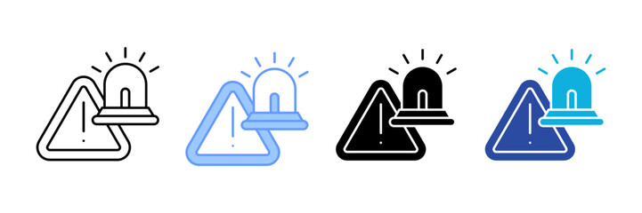 Emergency  Icon Set Multiple Style Collection