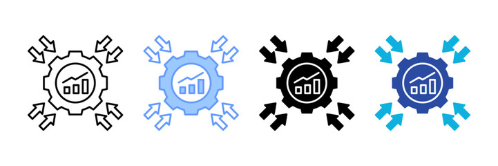 Impact Icon Set Multiple Style Collection