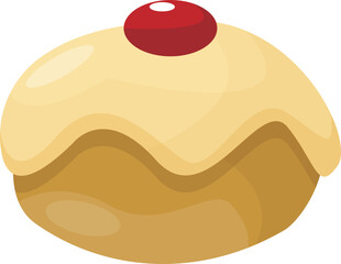 Hanukkah Festival Icons: Jewish Holiday Celebration Set