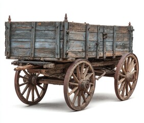 Obraz premium Antique wooden wagon