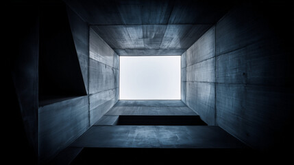 Obraz premium light at the end of tunnel