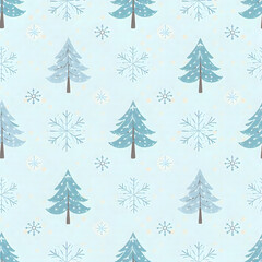 Obraz premium winter forest background