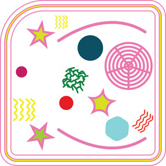 Yellow pulse grid icon set with vibrant waves in a filled style. This scalable EPS vector is ideal for UI UX, apps, and lively website effects.