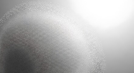 Dotted gradient background in black and white for modern graphic design