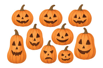 happy halloween pumpkin bundle collection