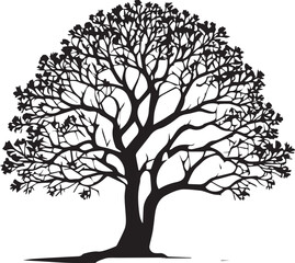 tree silhouette Vector | Minimalist & Trendy tree Silhouette Design | Unique & Stylish tree Artwork for Vector design