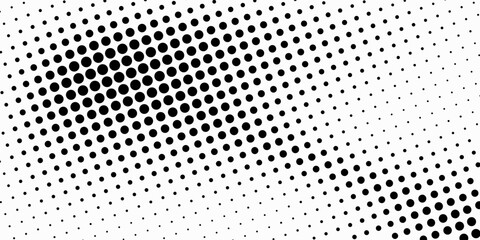 Background with monochrome dotted texture. Polka dot pattern template vector dots pattern