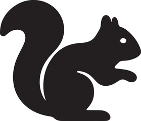 Eastern gray squirrel vector design.