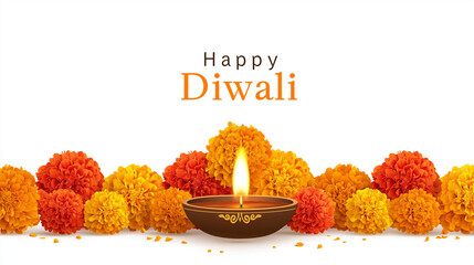 Diwali Celebration: A radiant centerpiece of a candle flame burns brightly at the heart of an Indian cultural festival. The flame, a symbol of light and knowledge.