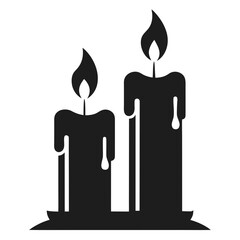 burning candle icon
