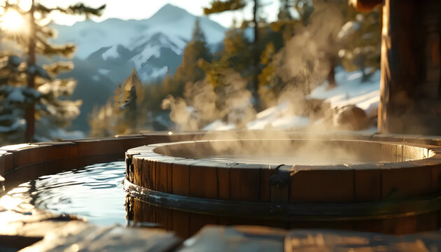 handgefertigter Whirlpool aus Zedernholz 