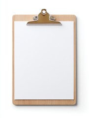 Blank clipboard banner