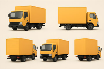 set of transport icons