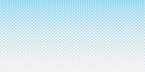 Triangle Shapes Vector Abstract Geometric Technology Oscillation Wave Isolated on Light Background. Halftone Triangular Retro Simple Pattern. Minimal 80s Style Dynamic Tech Wallpaper