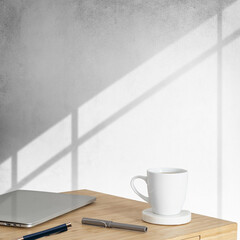 cup of coffee on the table