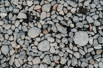 Abstract nature pebbles on the beach.