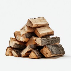 Stack of seasoned firewood
