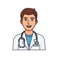 Fototapeta premium Flat 2D Profession Avatar Icon Collection Vector