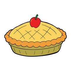 Warm apple pie with a golden, flaky crust filled with sweet, cinnamon-spiced apples. A classic comfort dessert perfect for cozy moments and celebrations alike.
