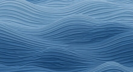 Abstract wave-like pattern in shades of blue.