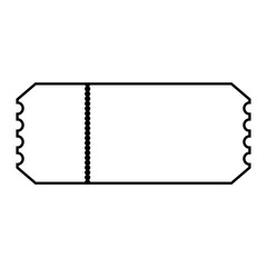 Ticket vector icon. Card illustration sign. Seat symbol. Coupon logo. Subscription web icon. ducket design for web.