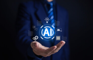 AI Technology Artificial Intelligence Human Interaction with AI Intelligent Robot Technology AI Future Technological Changes Artificial Intelligence Engineering Big Data
