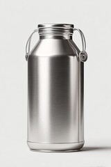 Stainless steel milk can with handles