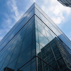 Obraz premium Sleek Modern Office Building as Architectural Symbol of Success