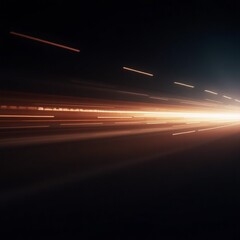 Motion blur streaks across a dark backdrop for speed effect