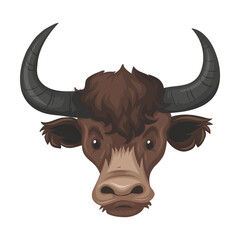 Buffalo Face Free Icon