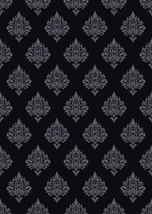 Elegant Damask Seamless Pattern. Vector design for Wallpaper, Fabric, Branding, Packaging, Invitations, Wedding, Home Decor Design