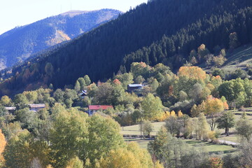 Fototapeta premium Şavşat (Georgian: შავშეთი, romanized: shavsheti) is a town in Artvin Province in the Black Sea region, between the cities of Artvin and Kars