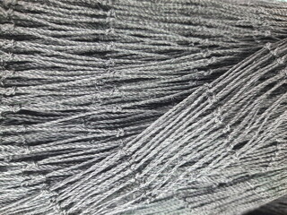 Close-Up of Net Weaving Pattern