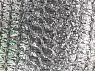 Close-Up of Plastic Rope Weaving Pattern