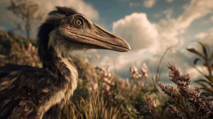 Prehistoric birdlike creature image