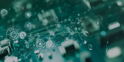 Technological network with interconnected digital information