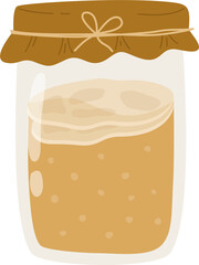 Kombucha fermented tea. Probiotic drink