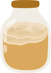 Kombucha fermented tea. Probiotic drink