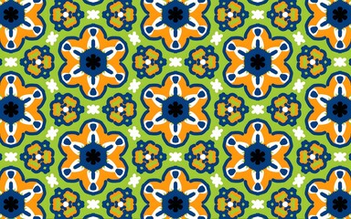 Seamless vector pattern with vintage damask-style butterflies, birds, and flowers, perfect for fabric, wallpaper, or textile design