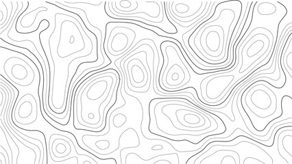 Topography white relief illustration with elevation lines and terrain mapping grid, perfect for explorers, nature branding, and science visuals