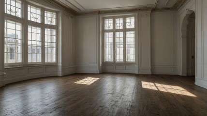 Obraz premium empty room with window